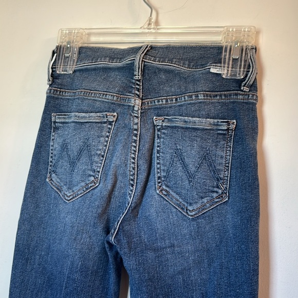 Mother The Insider Crop Step Fray walking on coals Womens Size 25 Stretch - Picture 6 of 8